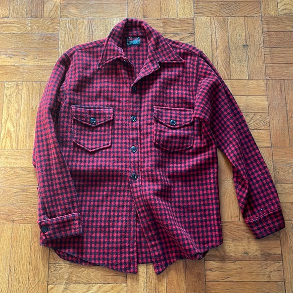 Chippewa falls wool plaid shirt M- L vintage - Picture 1 of 3